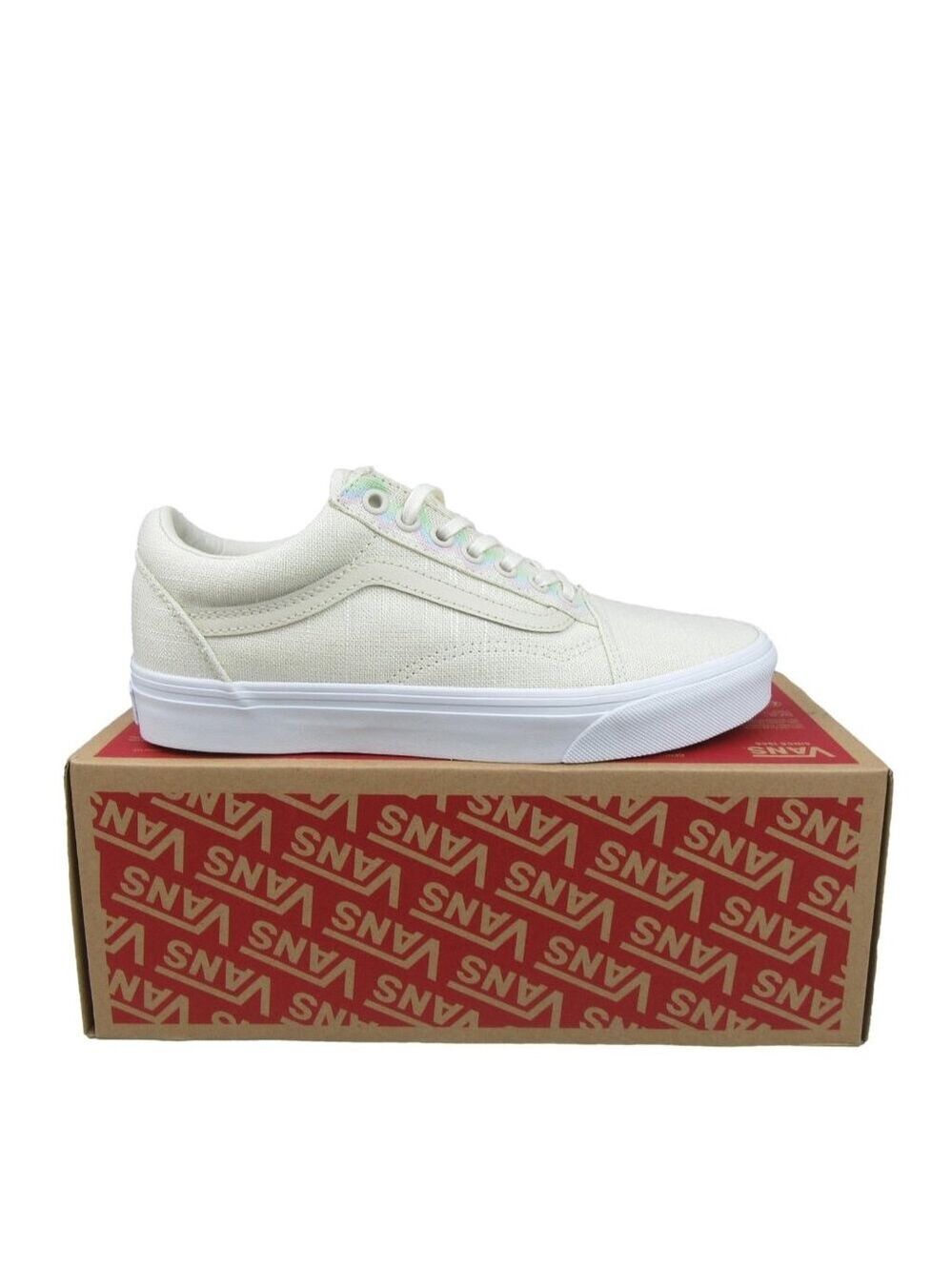 Vans Old Skool Linen Turtledove Mens Size 6.5 / Womens Size 8 NEW